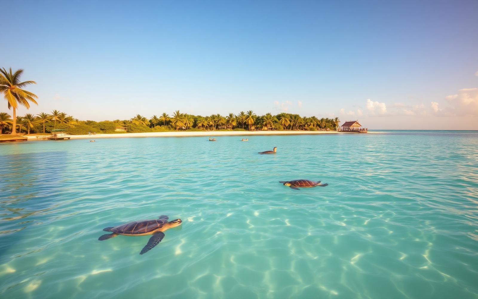 Akumal beach in the Riviera Maya, Mexico