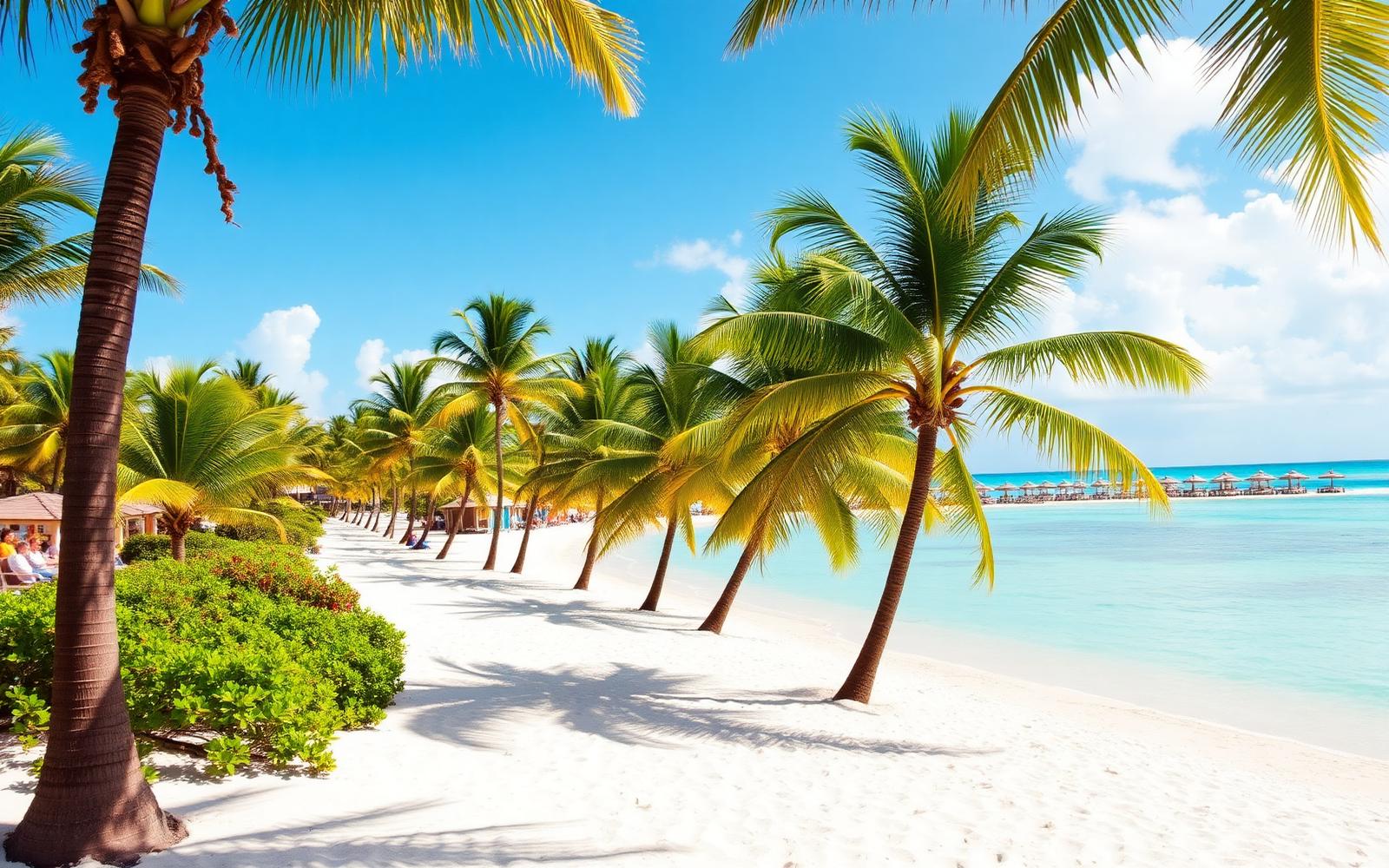 Playa del Carmen beach in the Riviera Maya, Mexico