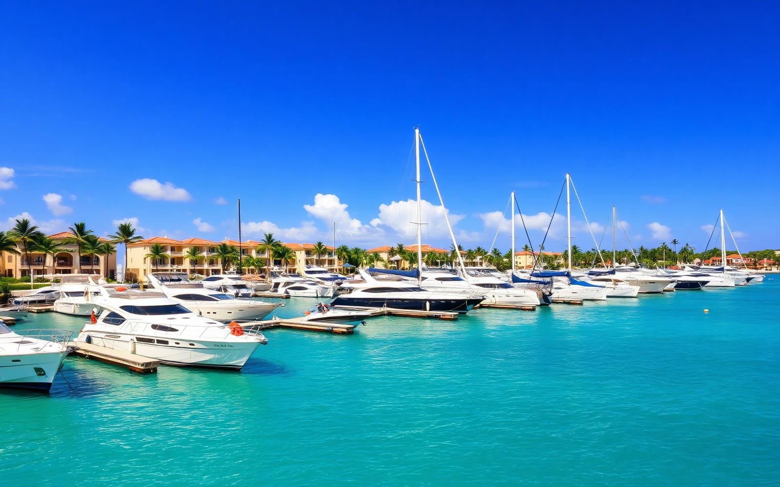 Puerto Aventuras beach in the Riviera Maya, Mexico